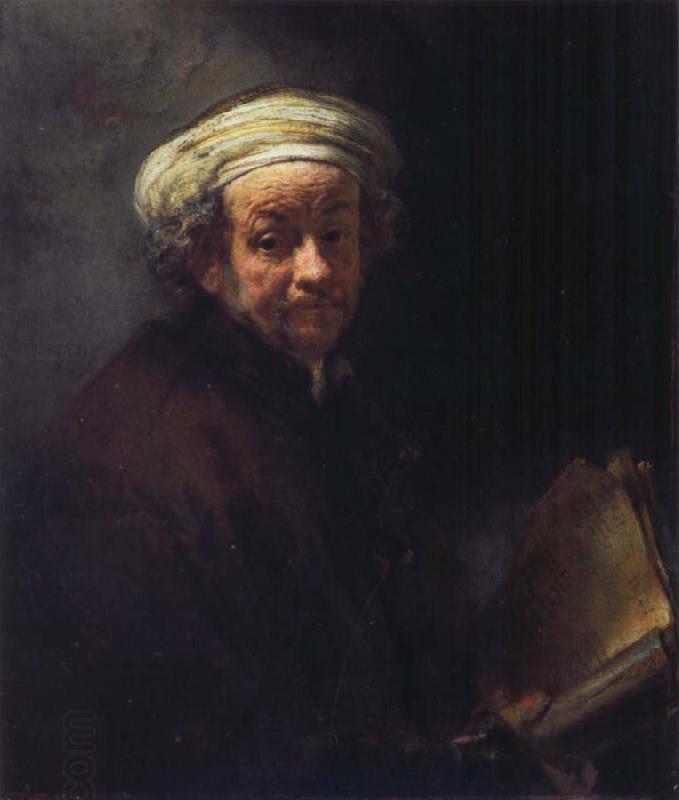 REMBRANDT Harmenszoon van Rijn Self-Portrait as St.Paul China oil painting art